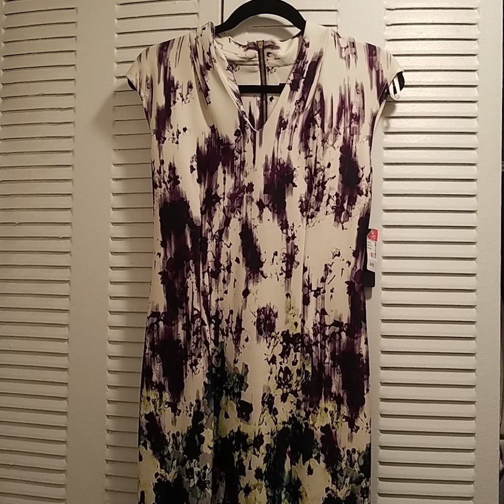Long slim SLNY formal dress 6